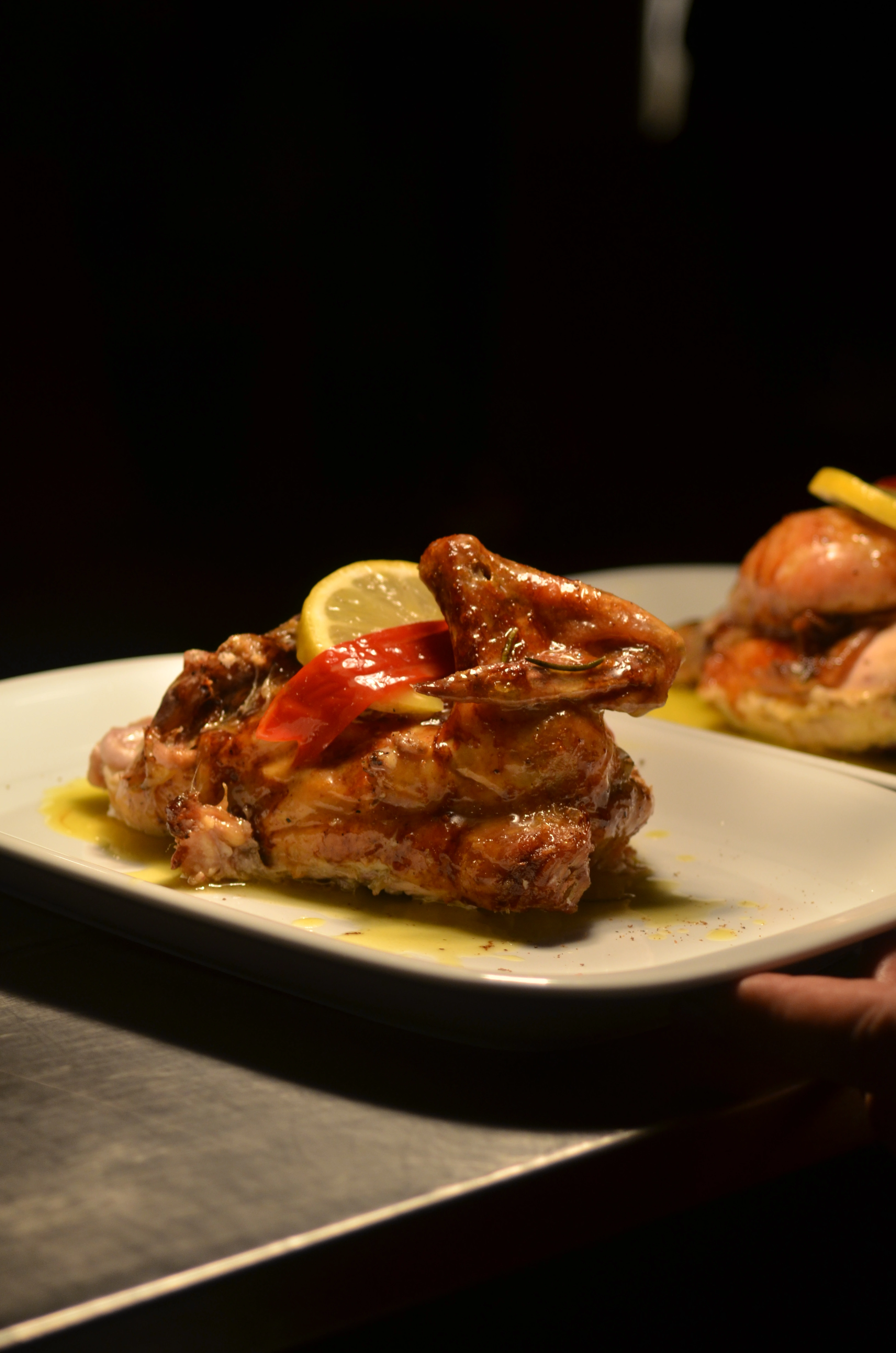 Grelhador cheio (Depois)